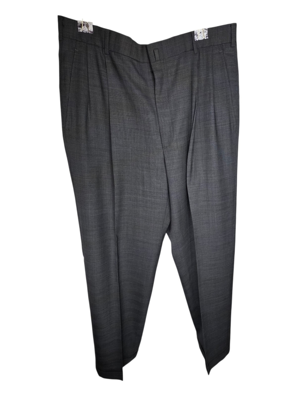 Brooks Brothers Golden Fleece 100% Wool Pleated Dress Pants Gray Hand Tailored